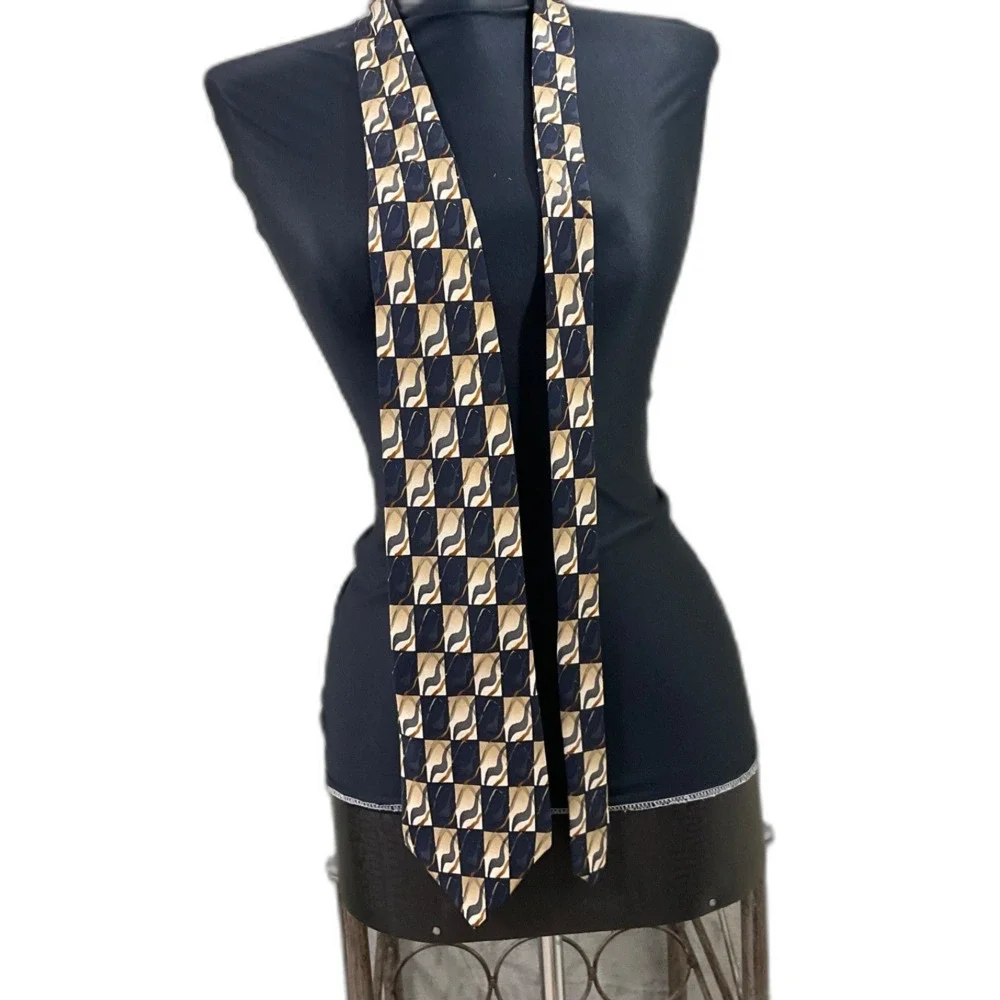 VTG.  J. Garcia Silk Tie Happy Birthday Collection 8 abstract by Stonehenge